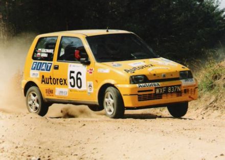 Jacek Sikora i Marek Kaczmarek - Fiat Cinquecento Sporting.